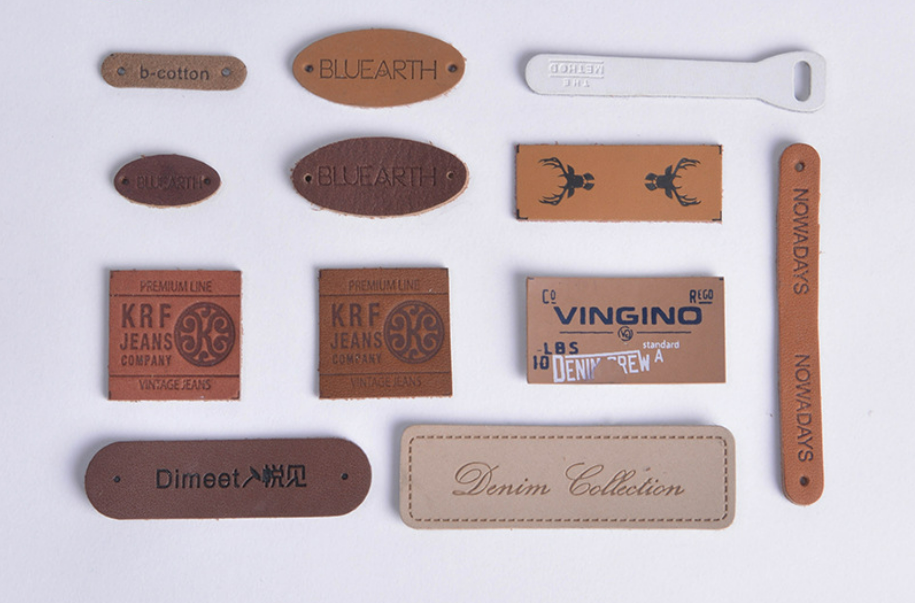 embossed leather patches